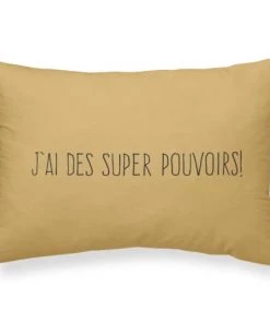 Today Coussins Enfant Coussin Déhoussable Enfant Imprimé En Coton Jaune 30x50 Cm