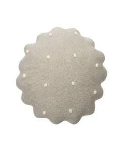 Lorena Canals Coussins Enfant Coussin En Coton Beige Biscuit 25x25