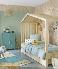 Maisons Du Monde Coussins Enfant Coussin En Coton Bleu Clair à Motifs Multicolores 30x50 -Coussins enfant Soldes 2022 coussin en coton bleu clair a motifs multicolores 30x50 1000 1 31 206466 6