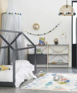 Maisons Du Monde Coussins Enfant Coussin En Coton Lavé Jaune Moutarde Et Noir Imprimé à Pompons 25x40 -Coussins enfant Soldes 2022 coussin en coton lave jaune moutarde et noir imprime a pompons 25x40 1000 8 22 215313 7