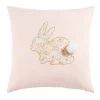 Maisons Du Monde Coussins Enfant Coussin En Coton Rose Imprimé Lapin Liberty 35x35