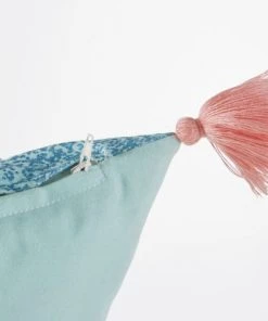 Maisons Du Monde Coussins Enfant Coussin En Coton Vert Imprimé à Pompons 40x40 -Coussins enfant Soldes 2022 coussin en coton vert imprime a pompons 40x40 1000 9 5 193197 5