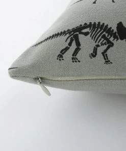 Maisons Du Monde Coussins Enfant Coussin En Coton Vert Kaki Imprimé 40x40 -Coussins enfant Soldes 2022 coussin en coton vert kaki imprime 40x40 1000 5 25 193176 4