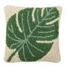 Lorena Canals Coussins Enfant Coussin En Coton Vert Monstera 38x38 -Coussins enfant Soldes 2022 coussin en coton vert monstera 38x38 1
