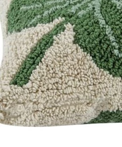 Lorena Canals Coussins Enfant Coussin En Coton Vert Monstera 38x38 -Coussins enfant Soldes 2022 coussin en coton vert monstera 38x38 3