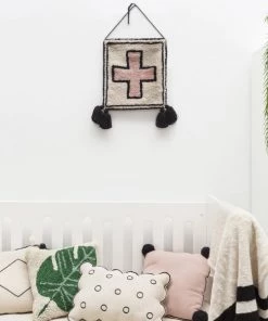 Lorena Canals Coussins Enfant Coussin En Coton Vert Monstera 38x38 -Coussins enfant Soldes 2022 coussin en coton vert monstera 38x38 6