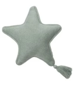 Lorena Canals Coussins Enfant Coussin étoile En Coton Bleu 25x25