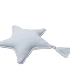 Lorena Canals Coussins Enfant Coussin étoile En Coton Doux Bleu 25x25 -Coussins enfant Soldes 2022 coussin etoile en coton doux bleu 25x25 5