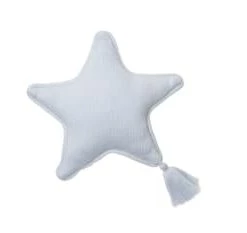 Lorena Canals Coussins Enfant Coussin étoile En Coton Doux Bleu 25x25 -Coussins enfant Soldes 2022 coussin etoile en coton doux bleu 25x25 6