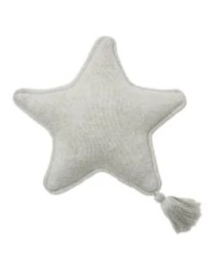 Lorena Canals Coussins Enfant Coussin étoile En Coton Gris 25x25