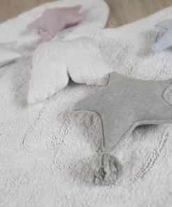 Lorena Canals Coussins Enfant Coussin étoile En Coton Gris 25x25 -Coussins enfant Soldes 2022 coussin etoile en coton gris 25x25 6