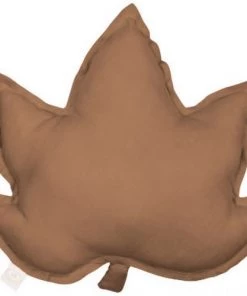 Cotton & Sweets Coussins Enfant Coussin Feuille D’érable Chocolat