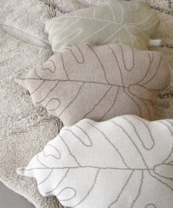 Lorena Canals Coussins Enfant Coussin Feuilles Coton Rose 28x42 -Coussins enfant Soldes 2022 coussin feuilles coton rose 28x42 6