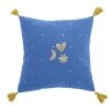 Maisons Du Monde Coussins Enfant Coussin Imprimé étoile Et Broderie Bleues Et Dorée, 35x35