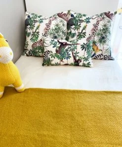 Crochetts Coussins Enfant Coussin Jungle 100% Coton Multicolore 50x50 Cm -Coussins enfant Soldes 2022 coussin jungle 100 coton multicolore 50x50 cm 1