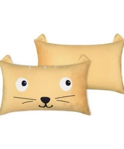 Lovely Casa Coussins Enfant Coussin Moutarde 30x50cm -Coussins enfant Soldes 2022 coussin moutarde 30x50cm 3