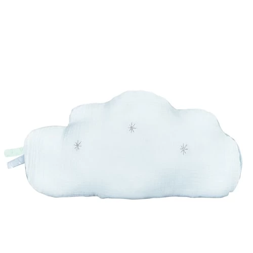 Sauthon Coussins Enfant Coussin Nuage 35x8cm En Coton Bleu 4 Sauthon Coussins Enfant Coussin Nuage 35x8cm En Coton Bleu – Image 2
