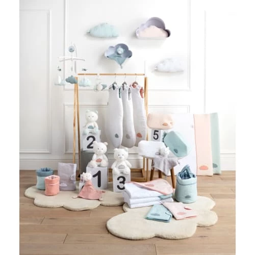 Sauthon Coussins Enfant Coussin Nuage 35x8cm En Coton Bleu 5 Sauthon Coussins Enfant Coussin Nuage 35x8cm En Coton Bleu – Image 3