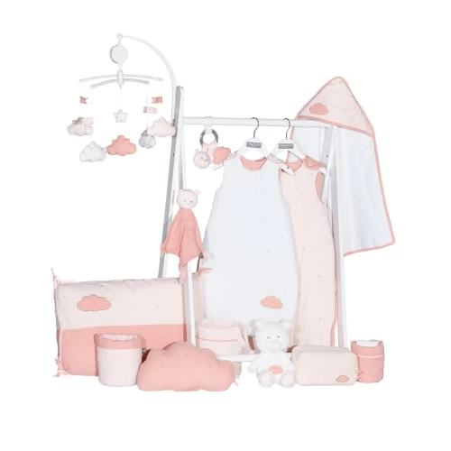 Sauthon Coussins Enfant Coussin Nuage 35x8cm En Coton Rose 4 Sauthon Coussins Enfant Coussin Nuage 35x8cm En Coton Rose – Image 2