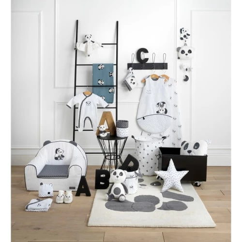 Sauthon Coussins Enfant Coussin Panda 35x8cm En Coton Blanc 6 Sauthon Coussins Enfant Coussin Panda 35x8cm En Coton Blanc – Image 4