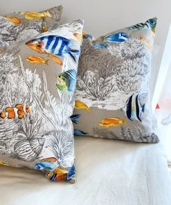 Crochetts Coussins Enfant Coussin Poisson 100% Coton Multicolore 50x50 Cm -Coussins enfant Soldes 2022 coussin poisson 100 coton multicolore 50x50 cm 4