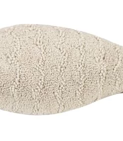 Lorena Canals Coussins Enfant Coussin Poisson En Coton Blanc 60x27