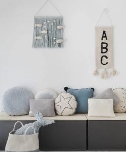 Lorena Canals Coussins Enfant Coussin Poisson En Coton Bleu 60x27 -Coussins enfant Soldes 2022 coussin poisson en coton bleu 60x27 6