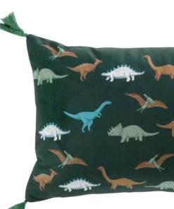 Douceur D'Intérieur Coussins Enfant Coussin Pompons Aspect Velours 30x50cm -Coussins enfant Soldes 2022 coussin pompons aspect velours 30x50cm 2