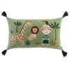 Douceur D'Intérieur Coussins Enfant Coussin Pompons Coton 30x50cm -Coussins enfant Soldes 2022 coussin pompons coton 30x50cm