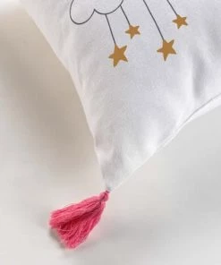 Douceur D'Intérieur Coussins Enfant Coussin Pompons Coton 40x40cm 8 Douceur D'Intérieur Coussins Enfant Coussin Pompons Coton 40x40cm -Coussins enfant Soldes 2022 coussin pompons coton 40x40cm 18