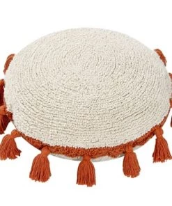 Lorena Canals Coussins Enfant Coussin Rond à Pompons Circle Terracotta (48 Cm)