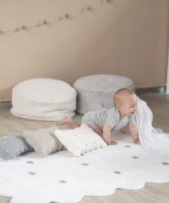 Lorena Canals Coussins Enfant Coussin Rond Biscuit De Coton Beige 25x35 -Coussins enfant Soldes 2022 coussin rond biscuit de coton beige 25x35 6