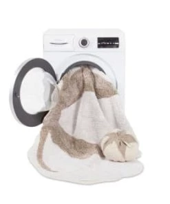 Lorena Canals Coussins Enfant Coussin Rond En Coton Blanc Ø25x10 -Coussins enfant Soldes 2022 coussin rond en coton blanc oe25x10 5