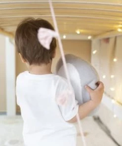 Lorena Canals Coussins Enfant Coussin Rond En Coton Gris Et Blanc 30x30 -Coussins enfant Soldes 2022 coussin rond en coton gris et blanc 30x30 6