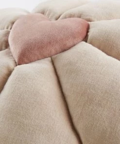 Maisons Du Monde Coussins Enfant Coussin Rond Fleur En Velours De Coton écru, Rose Et Vieux Rose, D40 -Coussins enfant Soldes 2022 coussin rond fleur en velours de coton ecru rose et vieux rose d40 1000 3 40 225950 3