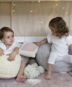 Lorena Canals Coussins Enfant Coussin Rond Vanille Et Coton Blanc 30x30 -Coussins enfant Soldes 2022 coussin rond vanille et coton blanc 30x30 6