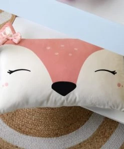 Lovely Casa Coussins Enfant Coussin Rose 30x50cm -Coussins enfant Soldes 2022 coussin rose 30x50cm 1