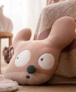 Lorena Canals Coussins Enfant Coussin Souris En Coton Rose 35x35 -Coussins enfant Soldes 2022 coussin souris en coton rose 35x35 2