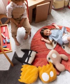 Lorena Canals Coussins Enfant Coussin Souris En Coton Rose 35x35 -Coussins enfant Soldes 2022 coussin souris en coton rose 35x35 3