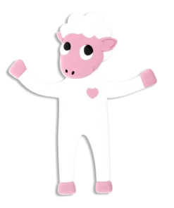 Pylones Accessoires De Salle De Bain Enfant Crochet Magnétique 14,5x12,5x0,65cm