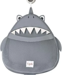 3 Sprouts Accessoires De Salle De Bain Enfant Filet De Rangement Jouets De Bain Requin