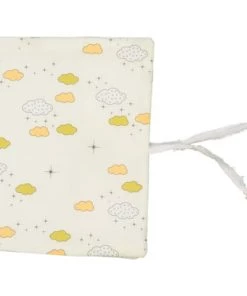 Chouchouette Accessoires De Salle De Bain Enfant Housse De Carnet De Santé Nuages Ivoire