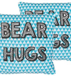 Beliani Coussins Enfant Coussin Décoratif En Tissu Jaune 40x12cm -Coussins enfant Soldes 2022 lot de 2 coussin decoratifs en tissu bleu 40x12cm 6