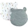 Noukie's Coussins Enfant Lot De 2 Coussins Tête Mix & Match Bleu Et Blanc (20 Cm) -Coussins enfant Soldes 2022 lot de 2 coussins tete mix match bleu et blanc 20 cm
