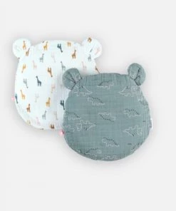 Noukie's Coussins Enfant Lot De 2 Coussins Tête Mix & Match Bleu Et Blanc (20 Cm) -Coussins enfant Soldes 2022 lot de 2 coussins tete mix match bleu et blanc 20 cm 5