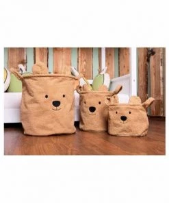 Childhome Boîtes Et Paniers De Rangements Enfant Lot De 3 Paniers De Rangement Beige -Coussins enfant Soldes 2022 lot de 3 paniers de rangement beige 2