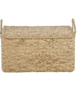 Maisons Du Monde Boîtes Et Paniers De Rangements Enfant Malle En Fibre Végétale