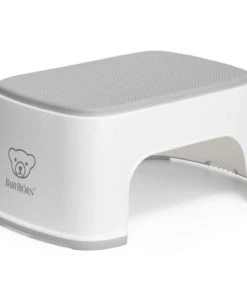 BabyBjörn Accessoires De Salle De Bain Enfant Marche Pied Gris Et Blanc