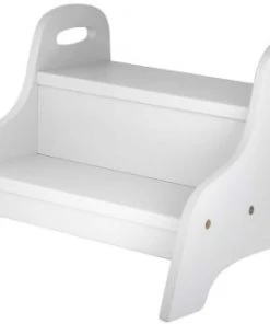 Kindsgut Accessoires De Salle De Bain Enfant Marchepied Enfant En Bois Gris