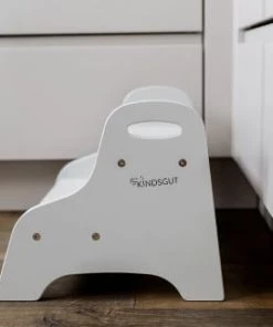 Kindsgut Accessoires De Salle De Bain Enfant Marchepied Enfant En Bois Gris -Coussins enfant Soldes 2022 marchepied enfant en bois gris 4